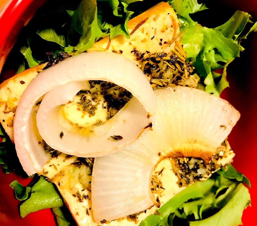 Baked Tofu “Feta”